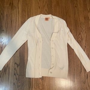 Tory Burch Cream Cardigan Size M